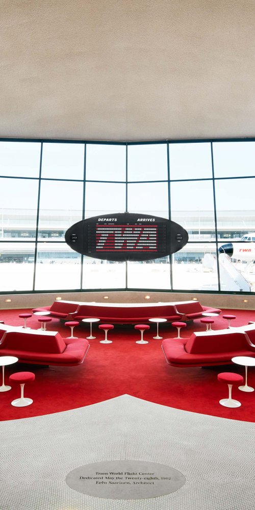 Hotel shuttle bus near John F. Kennedy International Airport