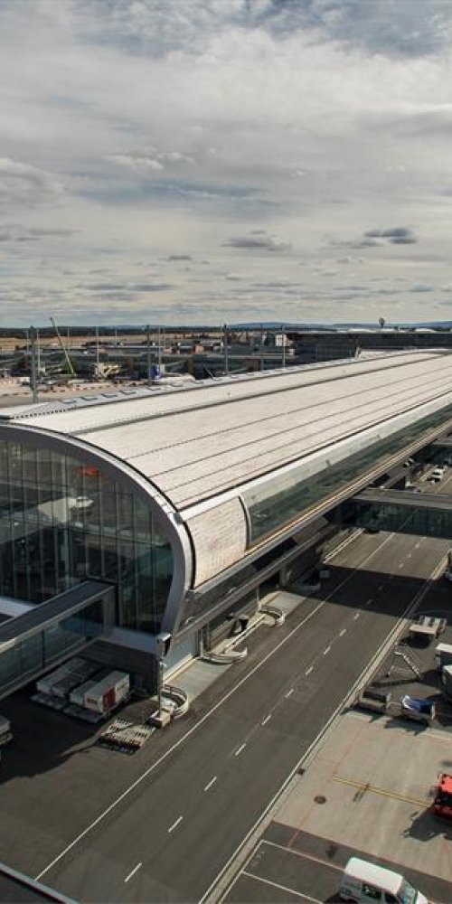 Hotel shuttle bus at Oslo Airport Gardermoen