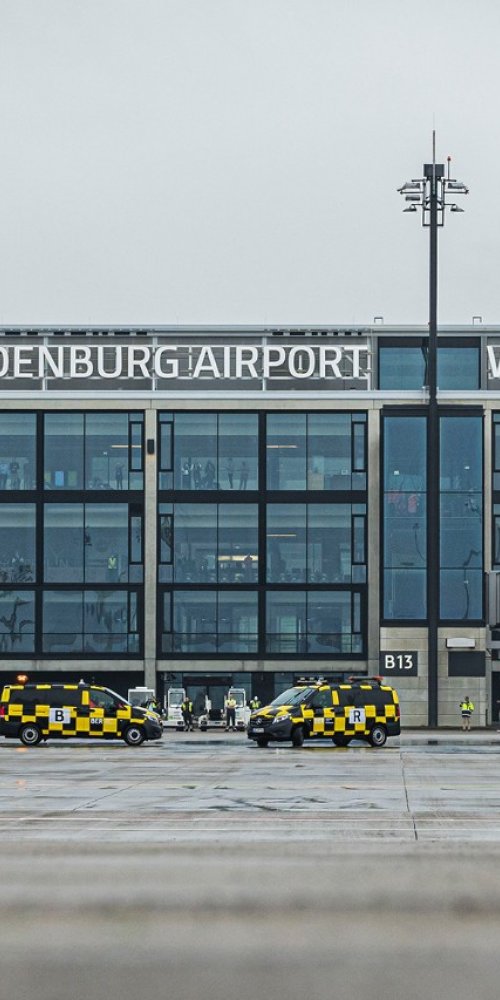 Hotel shuttle bus near Berlin Brandenburg Airport