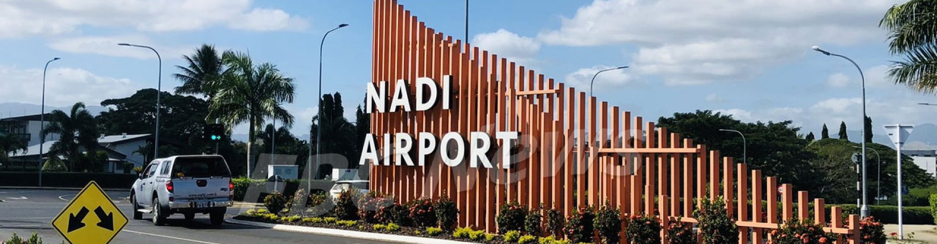 Sunset Over Nadi Intl Airport Area