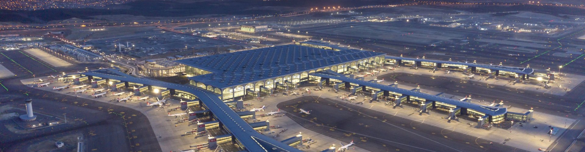Buenos Aires skyline near Ministro Pistarini Airport