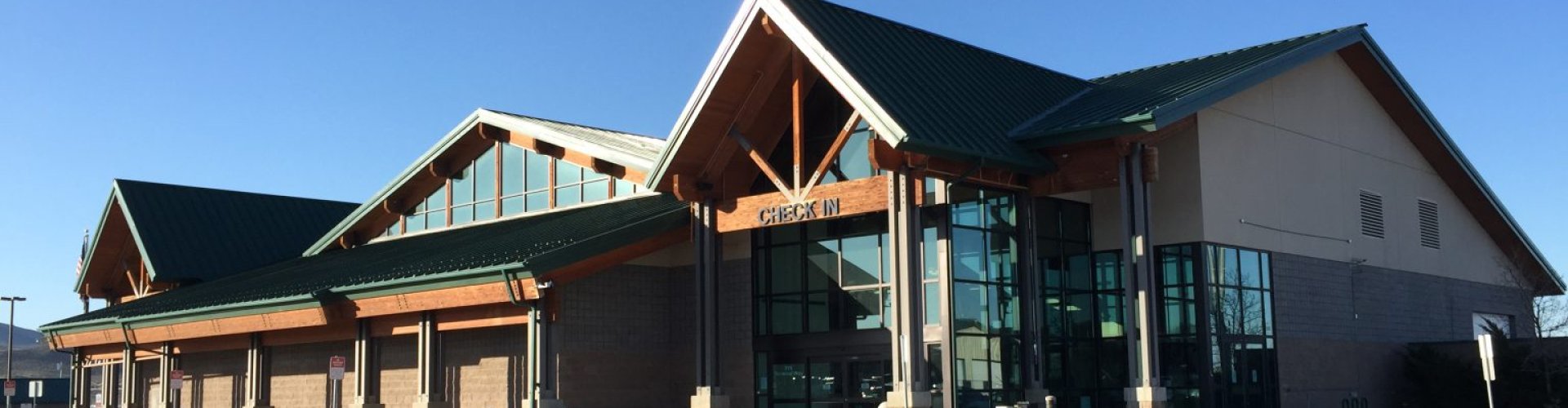 Sunset near Elko Regional Airport hotel area